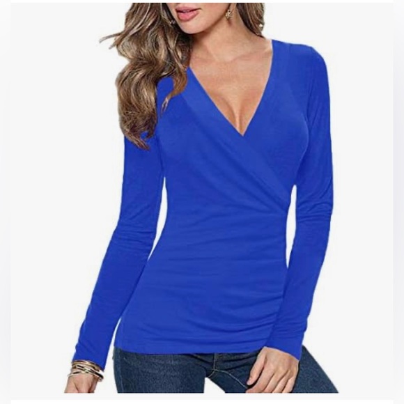 Elie Tahari top Vicky top in a blue glaze nEW - Picture 1 of 11